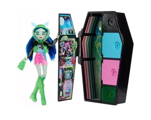 Лялька Monster High Неонові та бомбезні Жахо-секрети Гулії (HNF81)