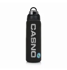 Пляшка для води Casno 800 мл KXN-1246 Чорна (KXN-1246_Black)
