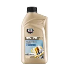 Моторна олива K2 Hybrid Oil 0W-20 1 л (O0521E)