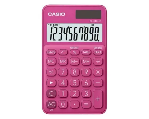 Калькулятор Casio SL-310UC-RD-W-EC, червоний (CALC-CAS-SL-310UC-RD)
