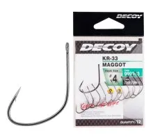 Гачок Decoy KR-33 Maggot 8 (14 шт/уп) (1562.05.42)