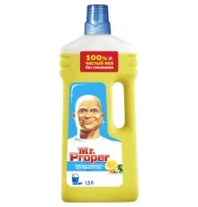 Средство для мытья пола Mr. Proper Чистота и блеск Лимон 1.5 л (5410076957484)