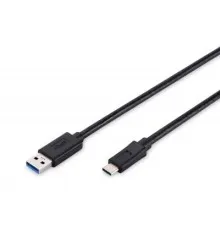 Дата кабель USB 3.0 Type-C to AM 1.0m Digitus (AK-300136-010-S)