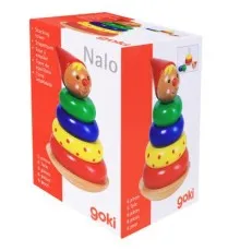 Розвиваюча іграшка Goki Пирамидка Nalo (58896)
