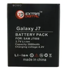 Акумуляторна батарея Extradigital Samsung Galaxy J7 J700H (3000mAh) (BMS6407)