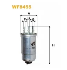 Фільтр паливний Wixfiltron WF8455