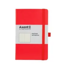 Книга записна Axent Partner 125х195 мм без лініюванням 96 аркушів Червона (8307-05-A)