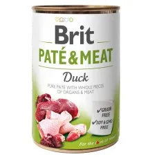 Консервы для собак Brit Pate and Meat со вкусом утки 400 г (8595602530304)
