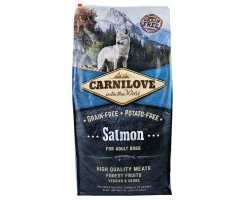 Сухий корм для собак Carnilove Adult Salmon 12 кг (8595602508907)