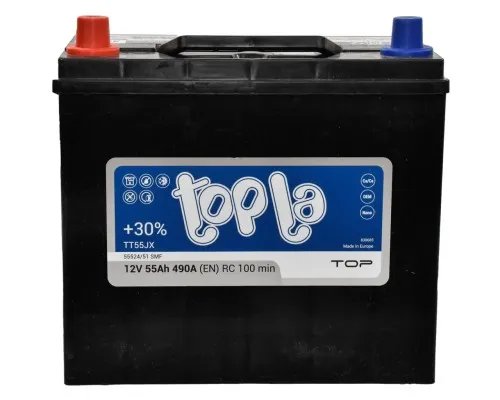 Акумулятор автомобільний Topla 55 Ah/12V Top/Energy Japan (118 355)