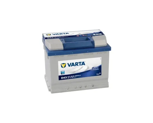 Акумулятор автомобільний Varta 60Ач Blue Dynamic D43 (560127054)