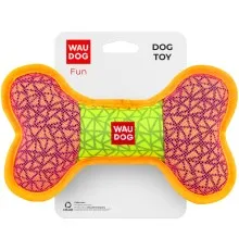 Іграшка для собак WAUDOG Fun Кістка 20х12 см рожева (62087)