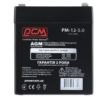 Батарея к ИБП Powercom PM-12-5.0, 12V 5Ah (PM-12-5.0)