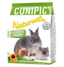 Ласощі для гризунів Cunipic Naturaliss Salad для кроликів, морських свинок, хом'яків та шиншил 60 г (8437013149877)