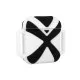 Чехол для наушников X-HuWei i-Smile для Apple AirPods IPH1443 Black+White (702333)