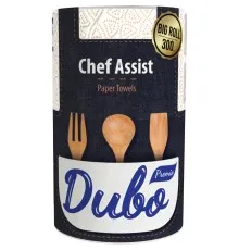 Паперові рушники Диво Premio Chef Assist 3 шари 300 відривів 1 рулон (4820003837566)