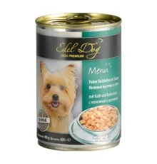 Консерви для собак Edel Dog телятина та кролик в соусі 400 г (4003024177013)