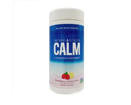 Минералы Natural Vitality Антистрессовый напиток, вкус малина лимон, CALM, Powder Raspberr (PTG00009)