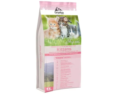 Сухой корм для кошек Carpathian Pet Food Kittens 1.5 кг (4820111140916)