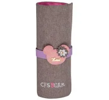 Пенал Cool For School Bear 1 відділення Сірий (CF86651-02)
