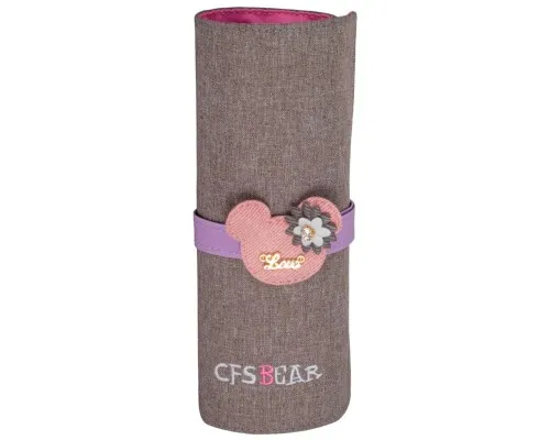 Пенал Cool For School Bear 1 відділення Сірий (CF86651-02)