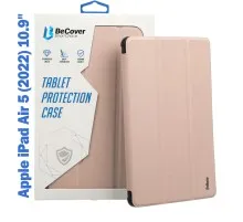 Чехол для планшета BeCover Direct Charge Pen mount Apple Pencil Apple iPad Air 5 (2022) 10.9" Pink (708780)