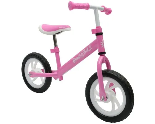 Біговел Bimbo Bike 12`, рожево-білий (75901-IS)