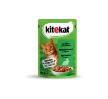 Влажный корм для кошек Kitekat с кроликом в соусе 85 г (5900951307324)