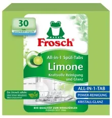 Таблетки для посудомоечных машин Frosch Лимон 30 шт. (4001499963339)