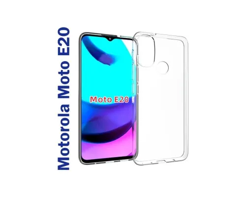 Чохол до мобільного телефона BeCover Motorola Moto E20 Transparancy (706922)