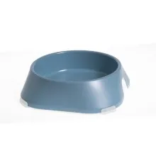Посуд для собак Fiboo Миска з антиковзаючими накладками M синя (FIB0106)