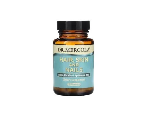 Вітамінно-мінеральний комплекс Dr. Mercola Здоровя волосся, шкіри та нігтів, Hair, Skin and Nails, 30 капсул (MCL-03294)