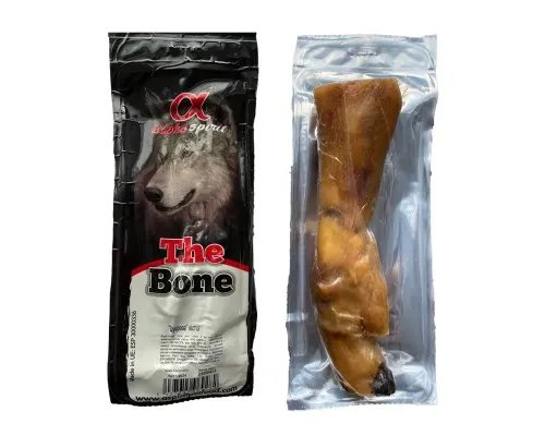 Ласощі для собак Alpha Spirit Ham Bone Leg Vacuum мясна кісточка 6 см (8437015969282)