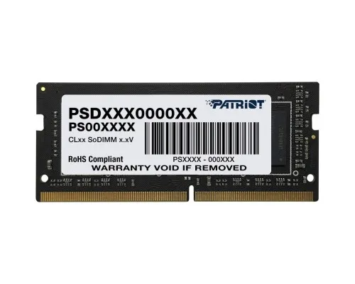 Модуль памяти для ноутбука SoDIMM DDR4 16GB 2666 MHz Signature Line Patriot (PSD416G266681S)