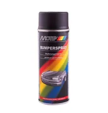 Аерозольна фарба для автомобіля Motip для бампера чорна 400мл (4073)