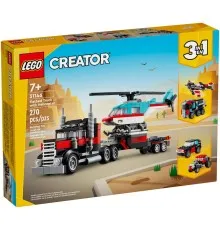 Конструктор LEGO Creator Бортова вантажівка з гелікоптером 270 деталей (31146)