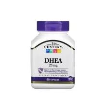 Витаминно-минеральный комплекс 21st Century Дегидроэпиандростерон, 25 мг, DHEA, 90 капсул (CEN21177)