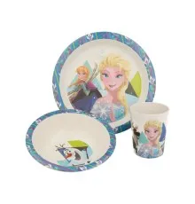 Набір дитячого посуду Stor Disney - Frozen best of Disney, Bamboo Set (Stor-01335)
