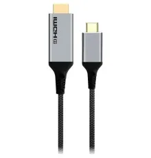 Кабель мультимедійний USB-C to HDMI 1.8m 4K 60Hz Cablexpert (A-CM-HDMIM4K-1.8M)