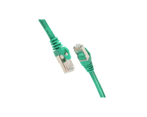 Патч-корд 1м S/FTP Cat 6 CU PVC 26AWG 7/0.16 green 2E (2E-PC6SFTPCOP-100GRN)