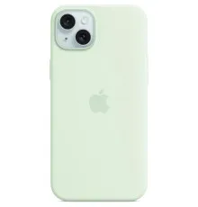 Чохол до мобільного телефона Apple iPhone 15 Plus Silicone Case with MagSafe - Soft Mint,Model A3124 (MWNG3ZM/A)