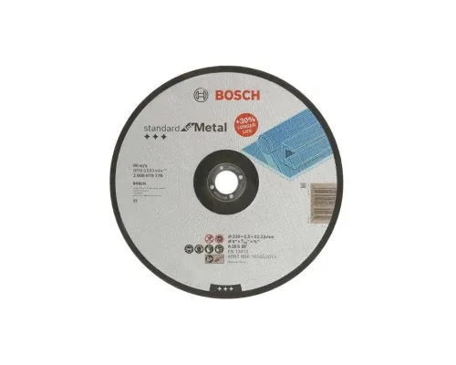 Круг отрезной Bosch Standard, 230х22.23мм, по металу (2.608.619.776)