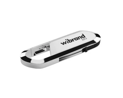 USB флеш накопичувач Wibrand 32GB Aligator White USB 2.0 (WI2.0/AL32U7W)