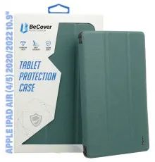 Чехол для планшета BeCover Tri Fold Soft TPU Silicone Apple iPad Air (4/5) 2020/2022 10.9" Dark Green (711130)