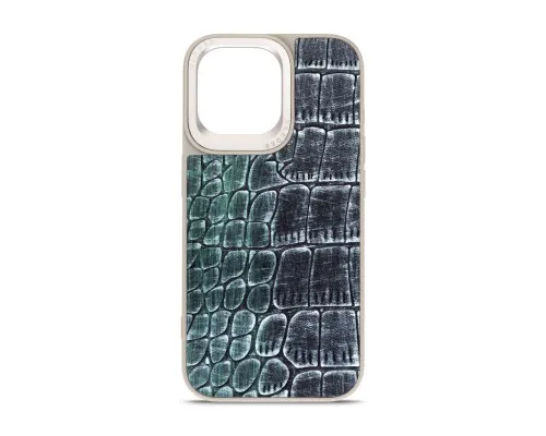 Чехол для мобильного телефона Harder Glamorous Croco Apple iPhone 15 Pro Max Grey Green (ARM76765)