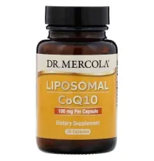 Антиоксидант Dr. Mercola Коензим Q10 ліпосомальний, 100 мг, Liposomal CoQ10, 30 капсул (MCL-01498)
