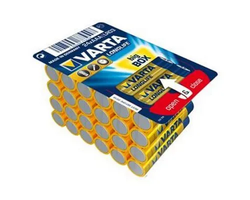 Батарейка Varta LONGLIFE ALKALINE * 24 box (04103301124)