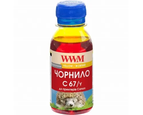 Чорнило WWM Canon PFI-107 100г Yellow PFI-107Y (C67/Y-2)