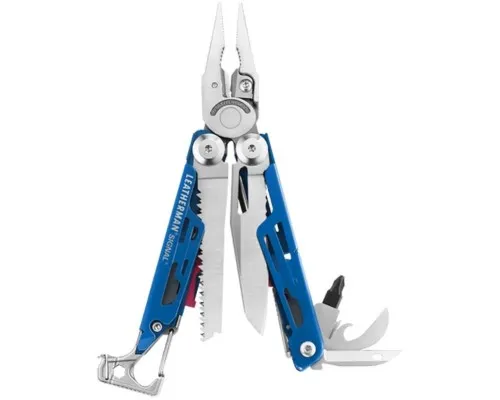 Мультитул Leatherman SIGNAL COBALT, синтетический чехол, картонна коробка (832741)