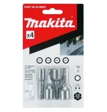 Набор инструментов Makita насадок магнитных дюймовых, 4 шт. (B-38853)
